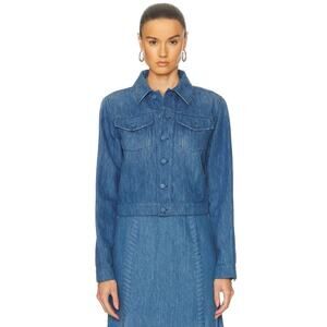 Gabriela Hearst Roland Jacket in Blue Denim 40 US 4